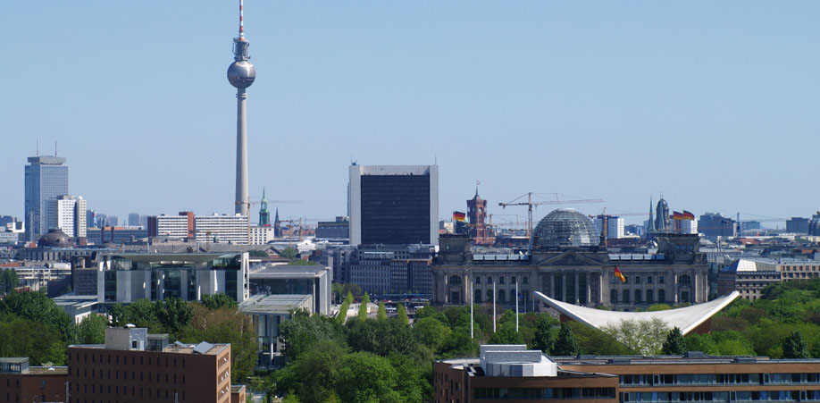 berlin panorama spring